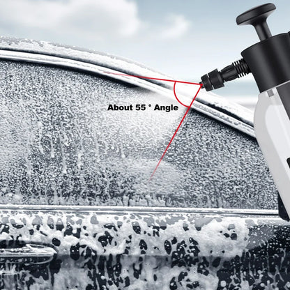 رشاش رغوة يدوي 2 لتر لغسيل السيارات والتنظيف – 2L Hand-held Foam Sprayer Car Wash Pressure Bottle