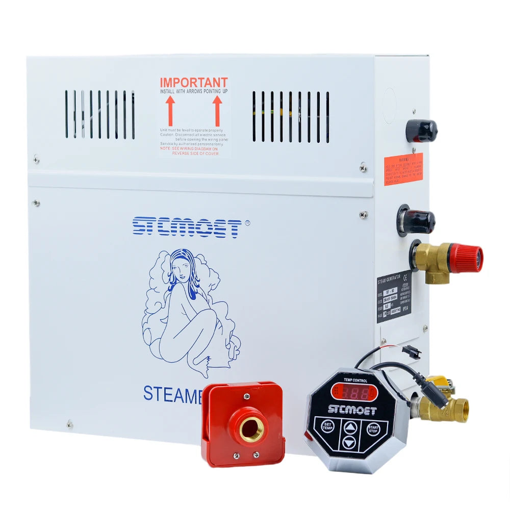 مولد بخار ساونا منزلي 220V/380V | Steam Generator for Sauna, SPA & Steam Shower with Digital Controller