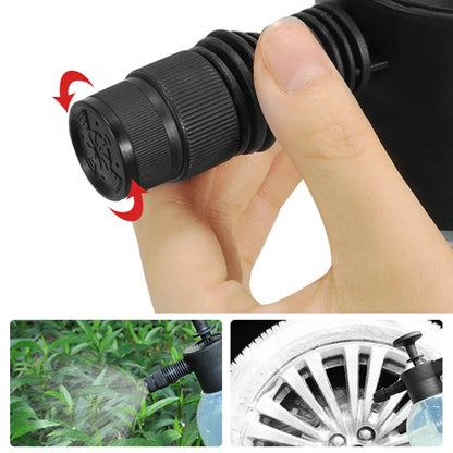 رشاش رغوة يدوي 2 لتر لغسيل السيارات والتنظيف – 2L Hand-held Foam Sprayer Car Wash Pressure Bottle