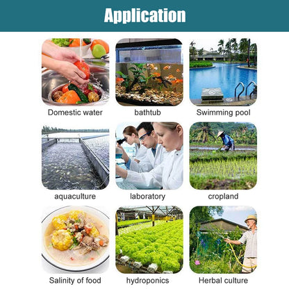 جهاز قياس جودة المياه 7 في 1 من WESTTUNE | Digital Water Quality Tester PH TDS EC Salt Temperature