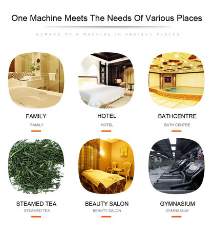 مولد بخار ساونا منزلي 220V/380V | Steam Generator for Sauna, SPA & Steam Shower with Digital Controller