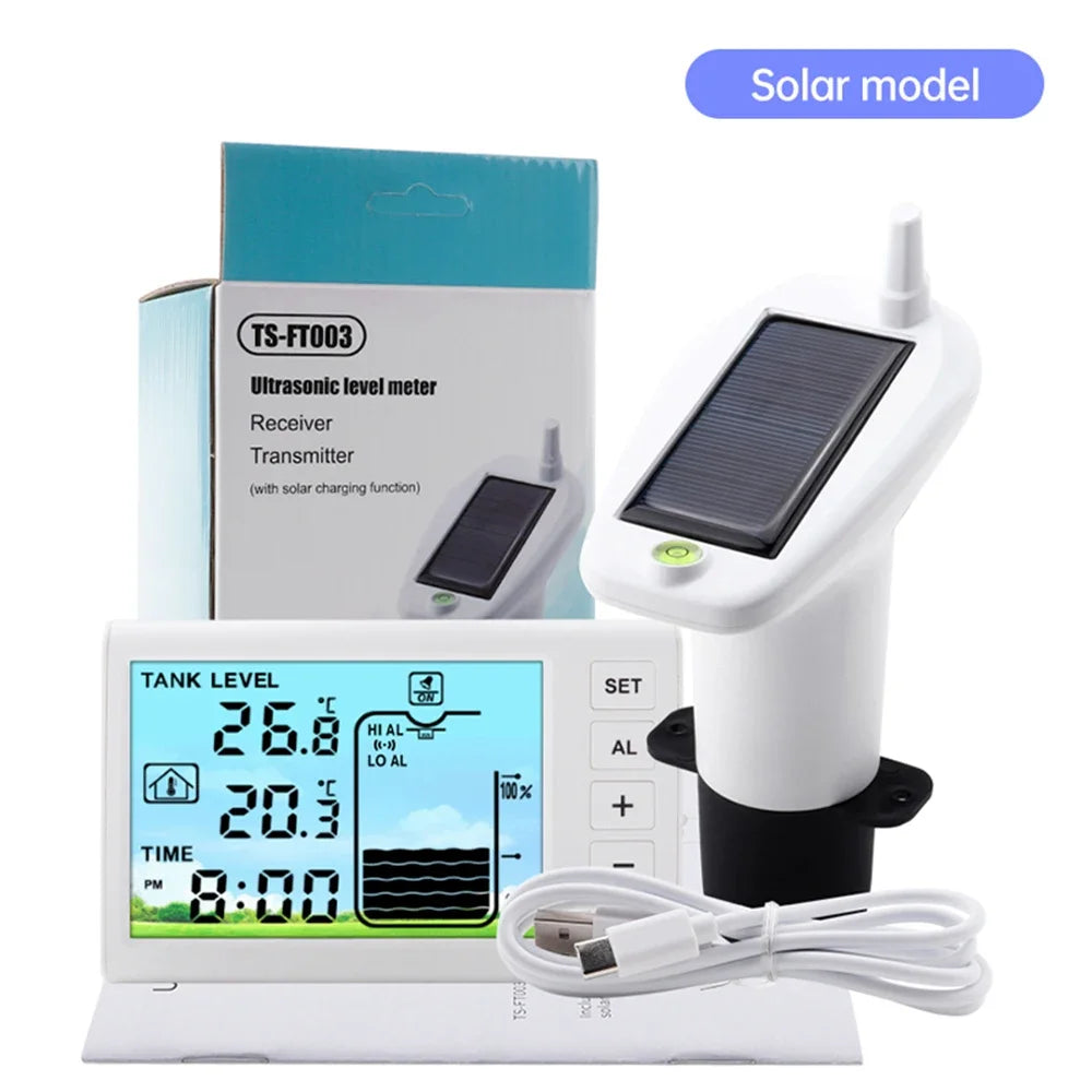 جهاز مراقبة مستوى المياه اللاسلكي بالموجات فوق الصوتية | Ultrasonic Water Tank Level Meter
