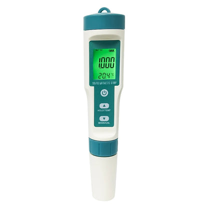 جهاز قياس جودة المياه 7 في 1 من WESTTUNE | Digital Water Quality Tester PH TDS EC Salt Temperature