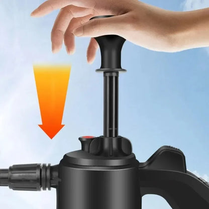 رشاش رغوة يدوي 2 لتر لغسيل السيارات والتنظيف – 2L Hand-held Foam Sprayer Car Wash Pressure Bottle