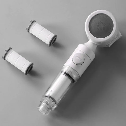 رأس دش محمول بفلتر تنقية وضغط عالي | Portable Shower Head Filter