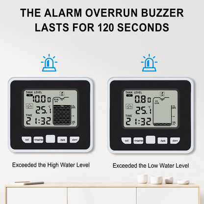 جهاز مراقبة مستوى المياه لاسلكي للخزانات | Wireless Water Tank Level Monitor