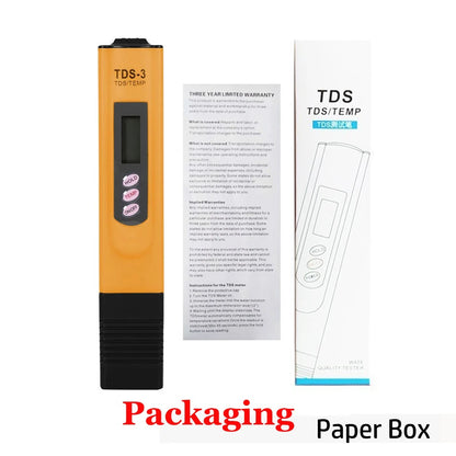جهاز قياس TDS الرقمي المحمول لفحص جودة المياه | Portable LCD Digital Water Quality Tester