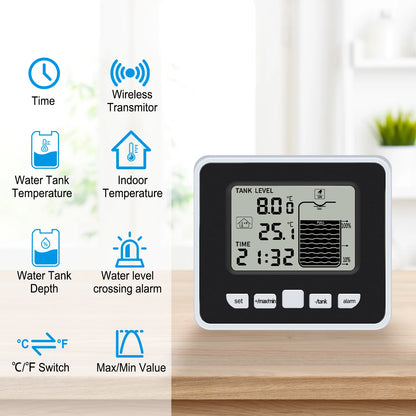 جهاز مراقبة مستوى المياه لاسلكي للخزانات | Wireless Water Tank Level Monitor