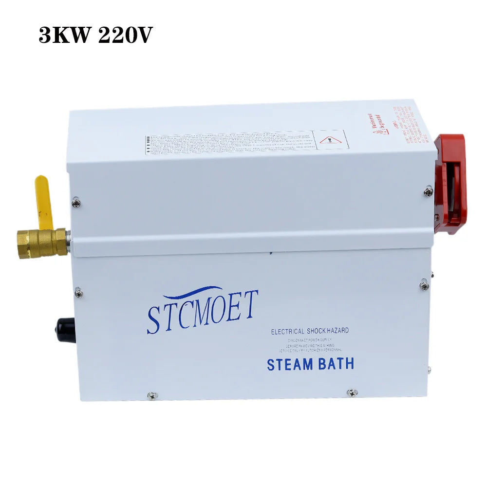 مولد بخار ساونا منزلي 220V/380V | Steam Generator for Sauna, SPA & Steam Shower with Digital Controller