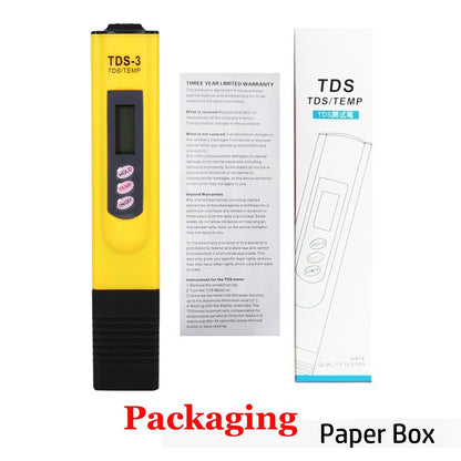 جهاز قياس TDS الرقمي المحمول لفحص جودة المياه | Portable LCD Digital Water Quality Tester