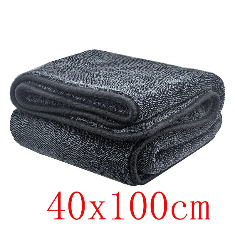 منشفة مايكروفايبر كبيرة لغسيل وتجفيف السيارات | Super Absorbent Microfiber Car Drying Towel
