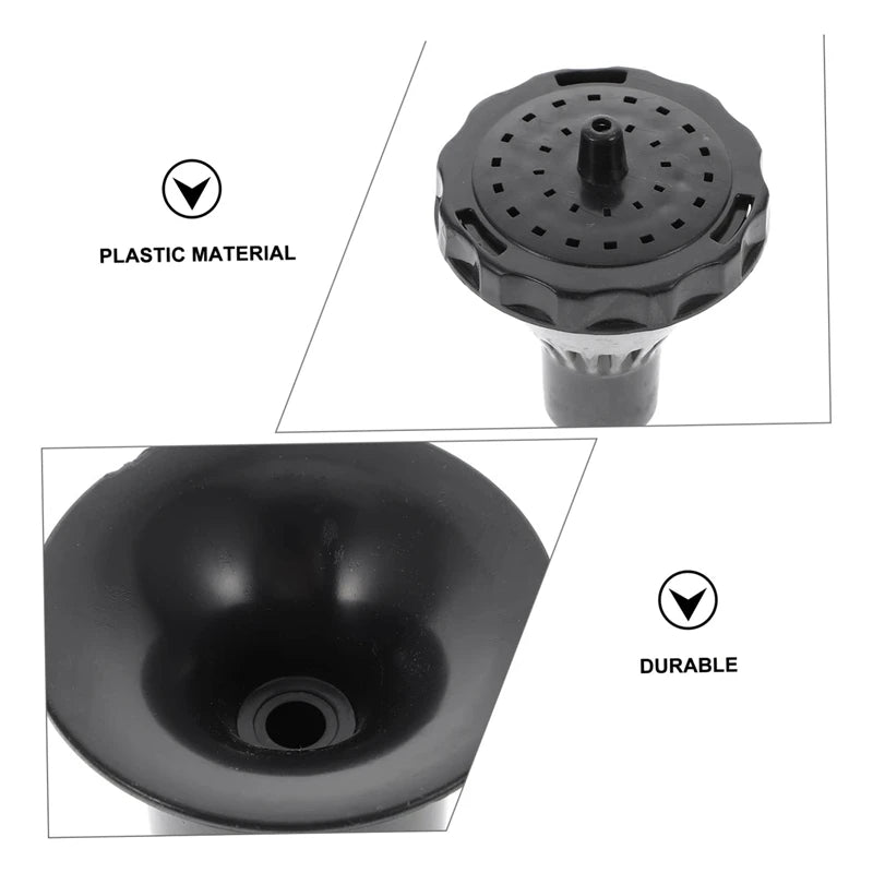 طقم فوهات نافورة للمضخات متعددة الأشكال – Fountain Pump Nozzle Set Water Spray Heads for Pond & Pool Pumps