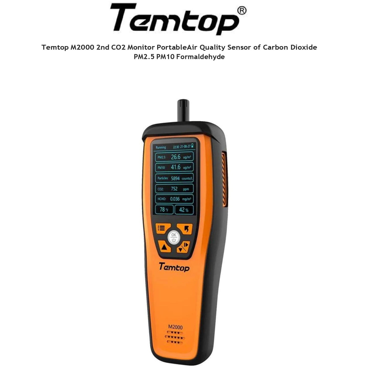جهاز قياس ثاني أكسيد الكربون Temtop CO2 Meter