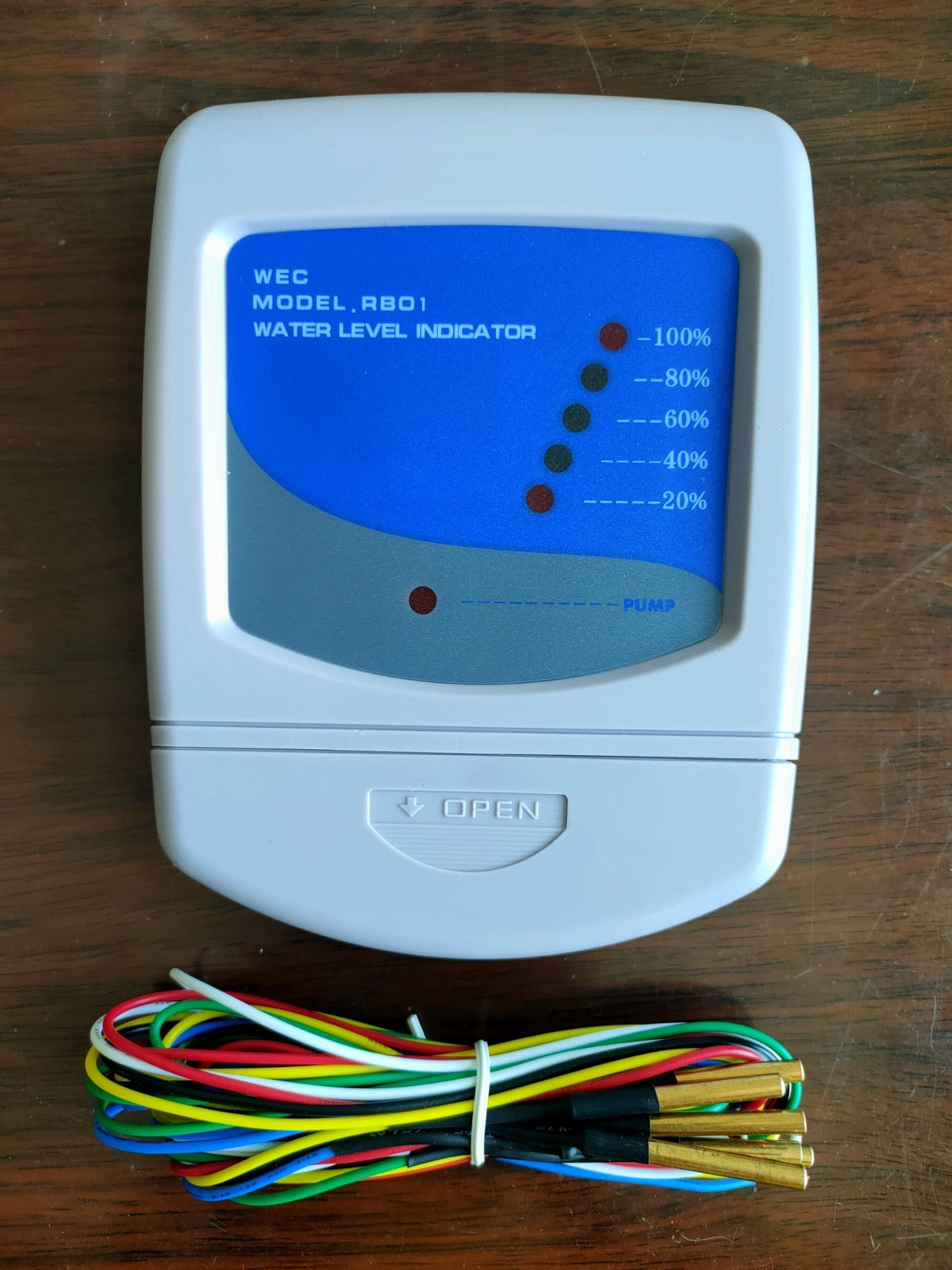 جهاز قياس مستوى مياه الخزان 6 حساسات | WEC Water Tank Level Indicator