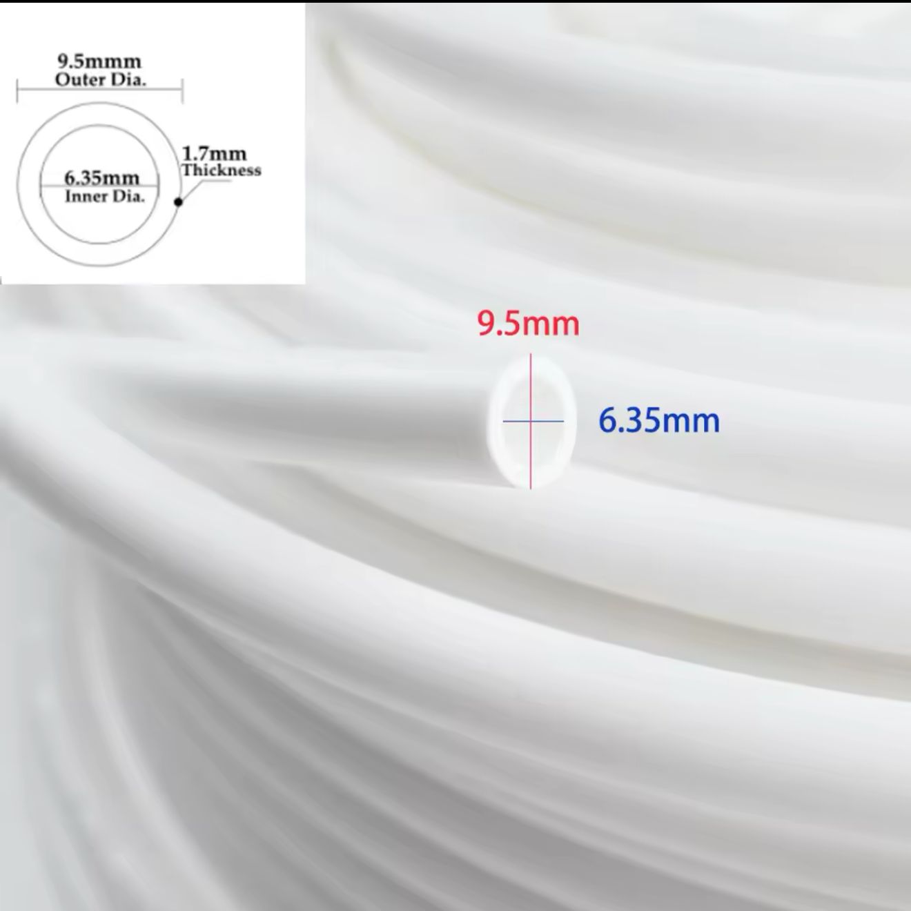 لي جهاز تحلية 6 ملم ابيض