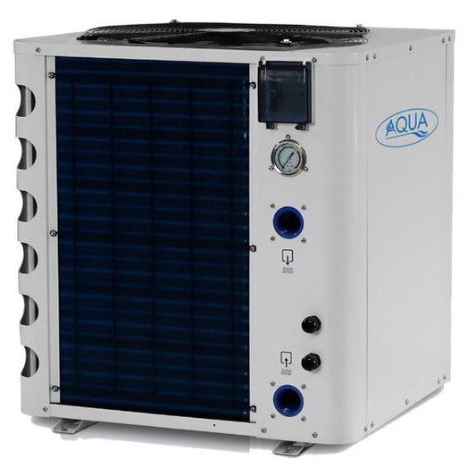 سخان مسبح AQUA HeatPump إيطالي بتقنية المضخة الحرارية، يوفر تدفئة اقتصادية وفعالة لمياه المسابح مع كفاءة عالية في استهلاك الطاقة، مناسب للمسابح المنزلية والتجارية.