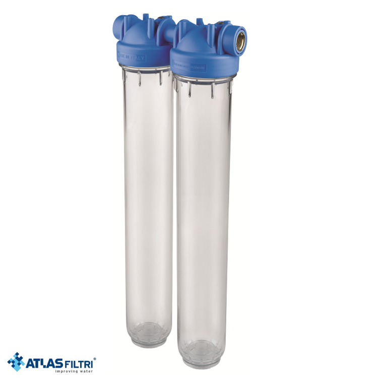 Atlas Filtri DP duo 20 inch transparent