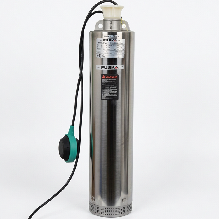 مضخة غاطسة ستانلس 1.5 كيلوواط 220 فولت | FUJIKA Stainless Steel Deep Well Water Pump 1.5kW 220V