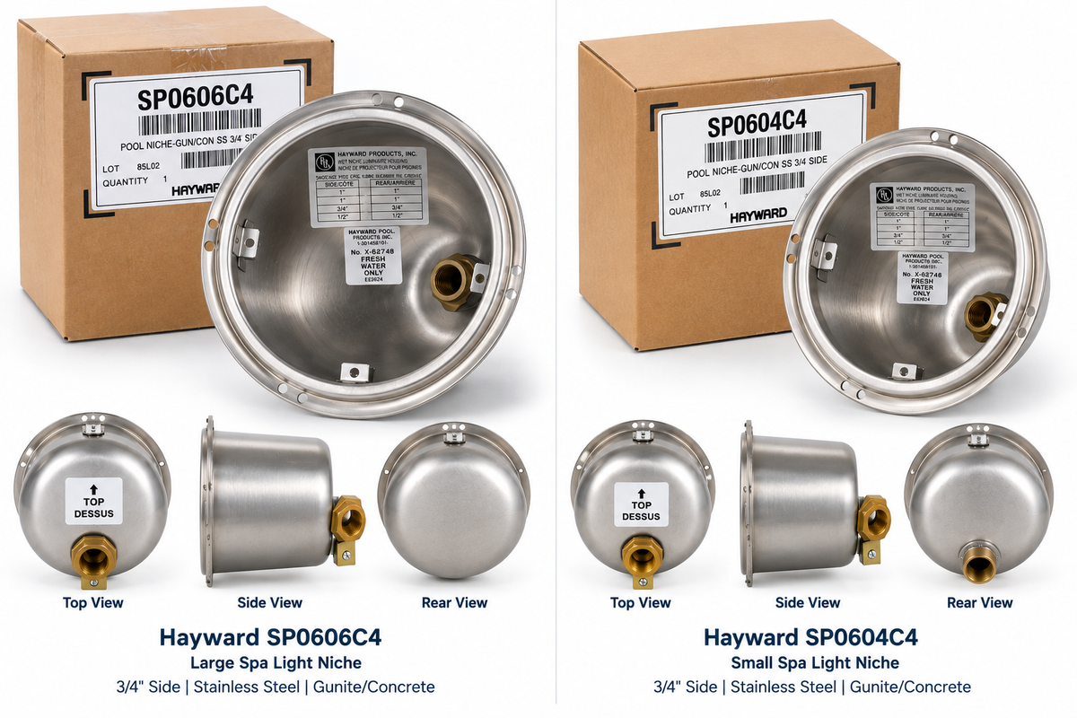 Hayward SP0604C4 small pool light niche