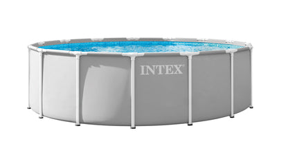 مجموعة حمام سباحة بإطار بريزم 15 قدم × 48 بوصة إنتكس | Intex Prism Frame Pool Set 15ft x 48in INT26726