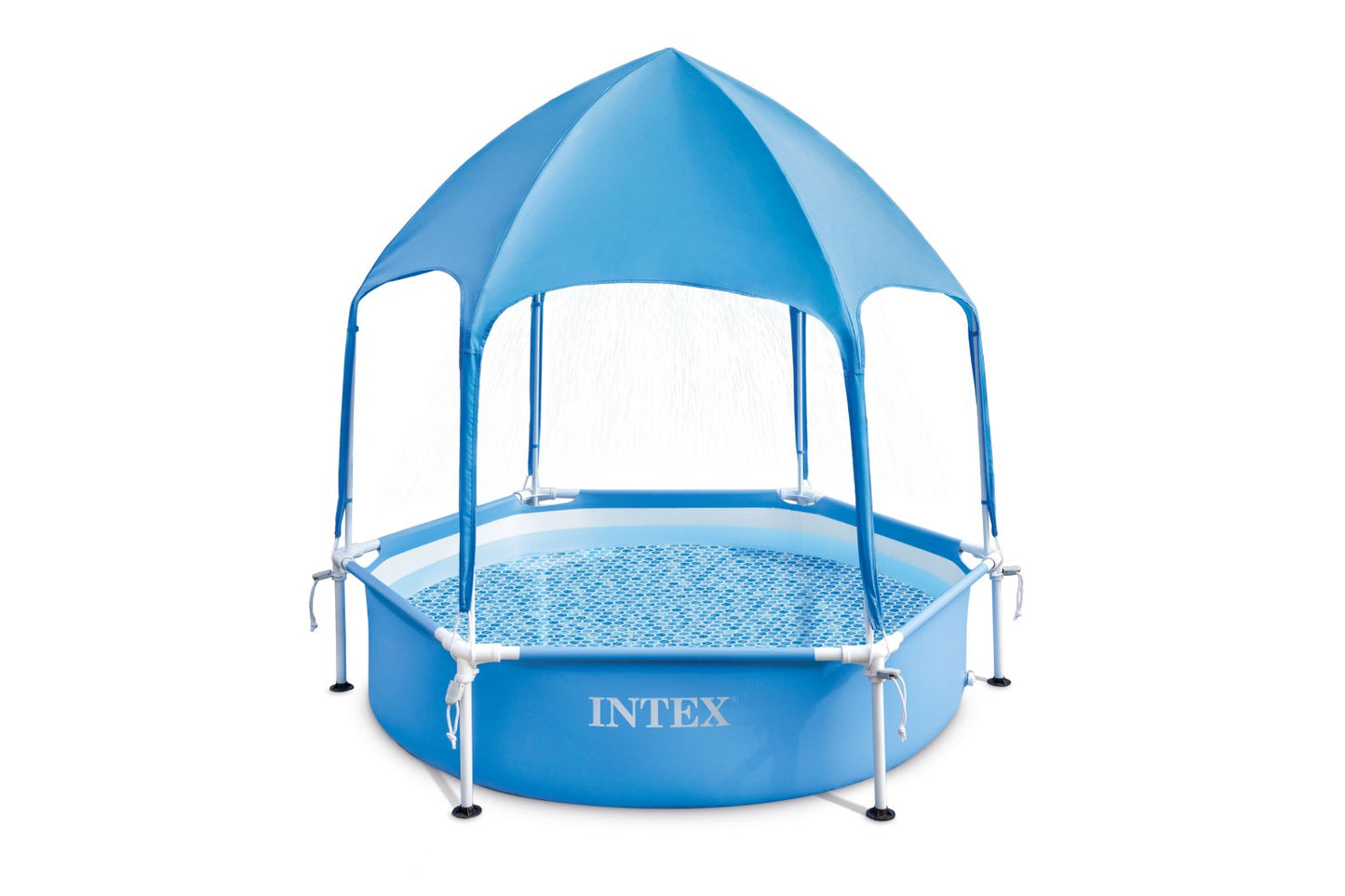 مسبح بإطار معدني مع مظلة 1.83 متر × 38 سم إنتكس | Intex Canopy Metal Frame Pool 1.83m x 38cm INT28209