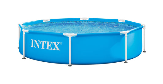 حمام سباحة بإطار معدني 8 قدم × 20 بوصة إنتكس | Intex Metal Frame Pool 8ft x 20in INT28205