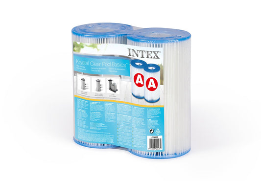 خرطوشة فلتر A حزمة مزدوجة إنتكس | Intex Filter Cartridge Type A Twin Pack INT29002