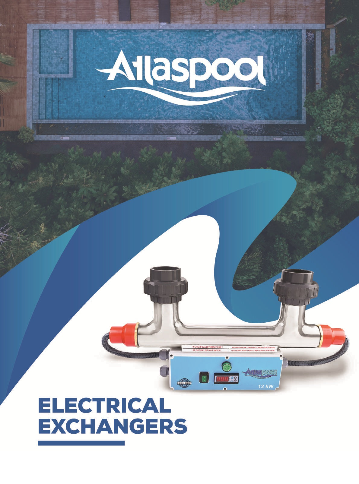 اطلس سخان مسبح تركي  380 ف 3 فاز