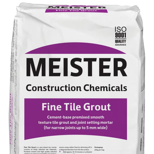 ترويبة ألمانية Meister لتعبئة فواصل بلاط وموزاييك المسابح | Meister pool grout.