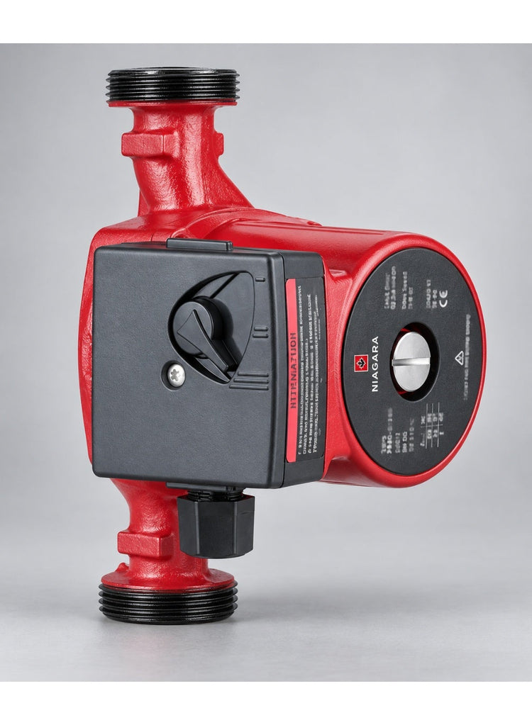 Multi-Speed Hot Water Circulation Pump, 8 m Head, 180 mm Port-to-Port Length