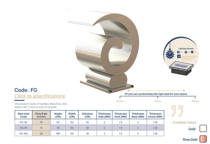 FG شلال مائي موديل