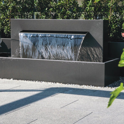 شلال ماء جداري مفتوح ستانلس ستيل 304