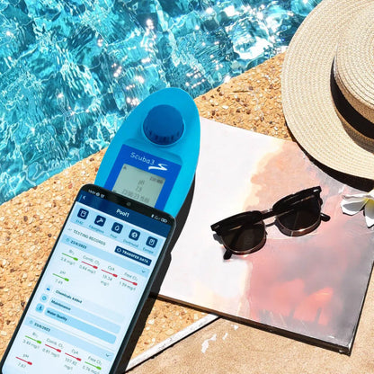 جهاز فحص مياه المسابح الإلكتروني سكوبا  | Scuba 3S Pool Water Tester