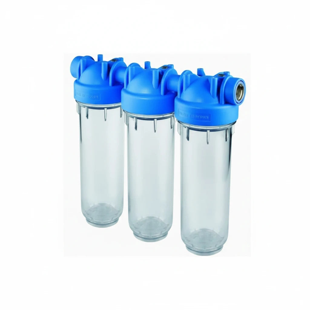 فلتر مياه Atlas إيطالي 3 مراحل 10 بوصة | Atlas Italy 3-Stage Water Filter 10 Inch