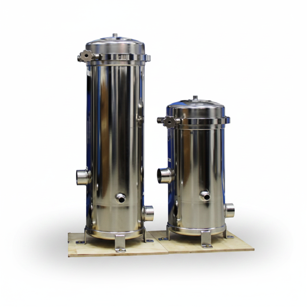 فلتر مركزي ستانلس ستيل 24 شمعة 40 بوصة | SS316 Stainless Steel Cartridge Filter Housing 24 × 40 Inch