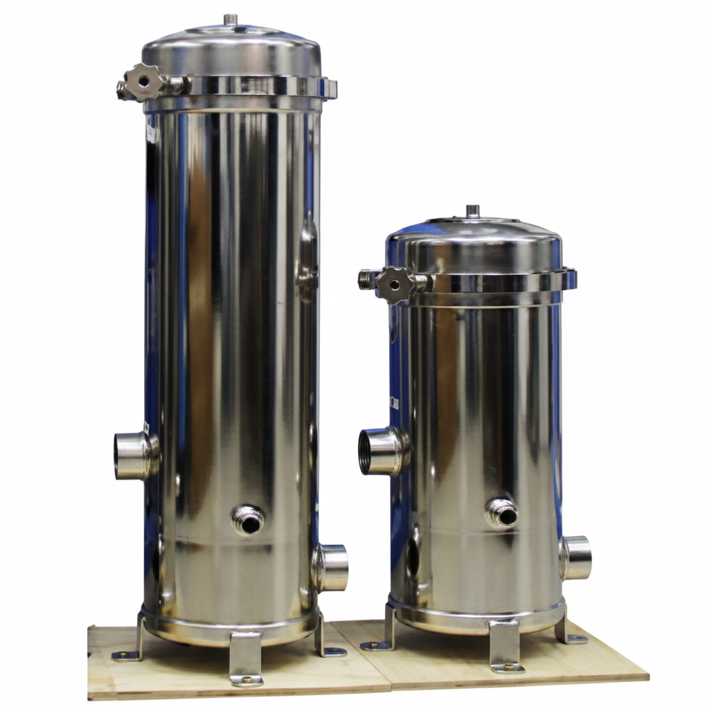 5-Cartridge Stainless Steel Filter Housing 10 Inch BN1-W5L1 | حاوية فلاتر ستانلس ستيل 5 شمعات 10 بوصة BN1-W5L1