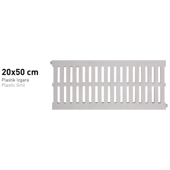 قناة جريل تركية كاملة 50 × 20 سم | Turkish Complete Drain Channel 50 × 20 cm