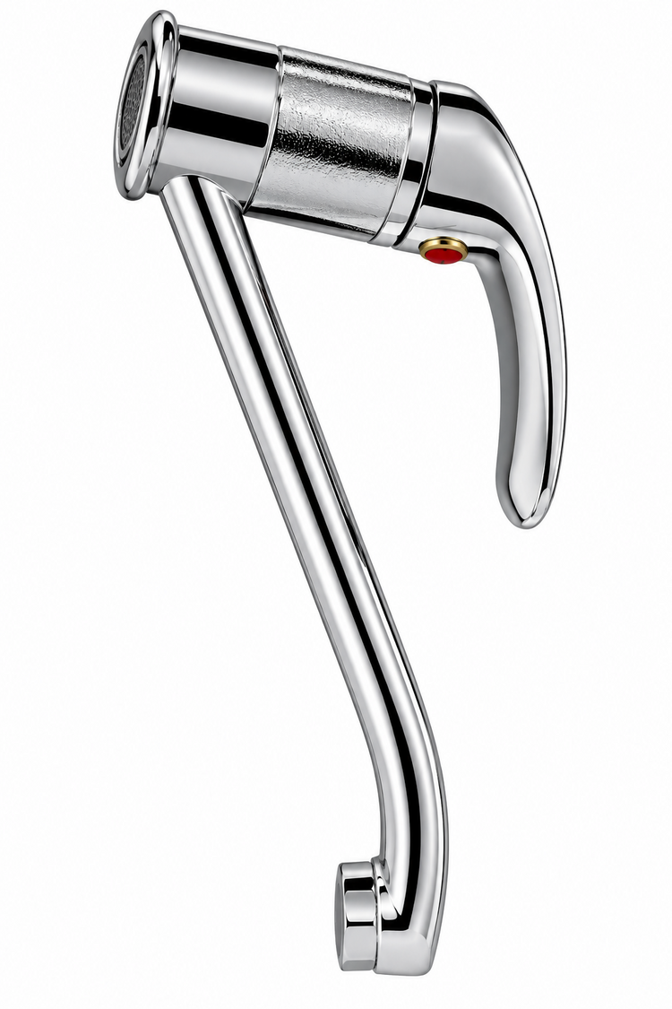 Wall-Mounted Kitchen Faucet with Long Spout | خلاط مطبخ جداري بمخرج مياه طويل